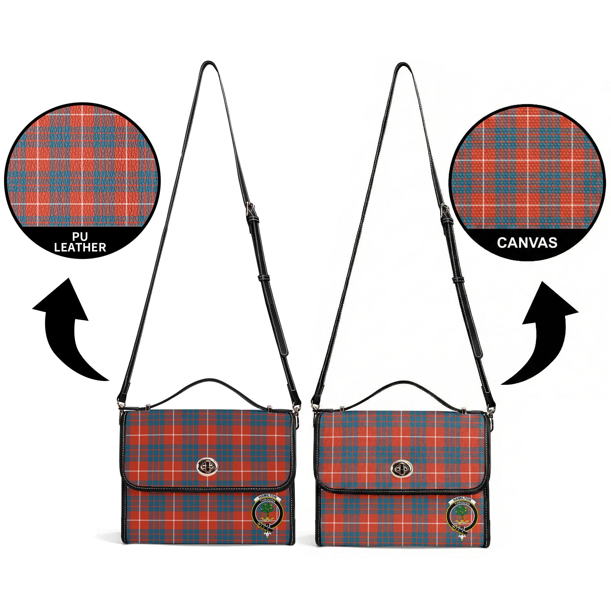 Hamilton Ancient Tartan Crest Satchel Bag