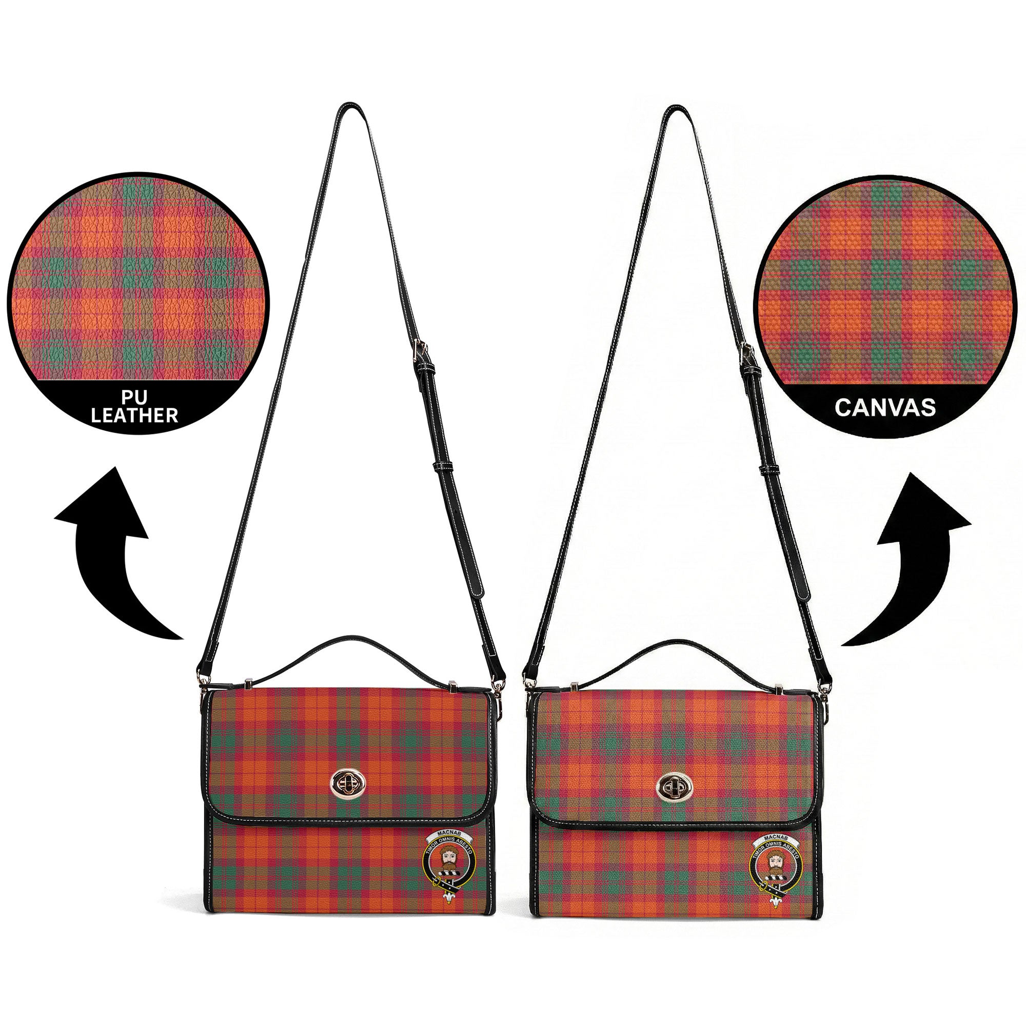 MacNab Ancient Tartan Crest Satchel Bag