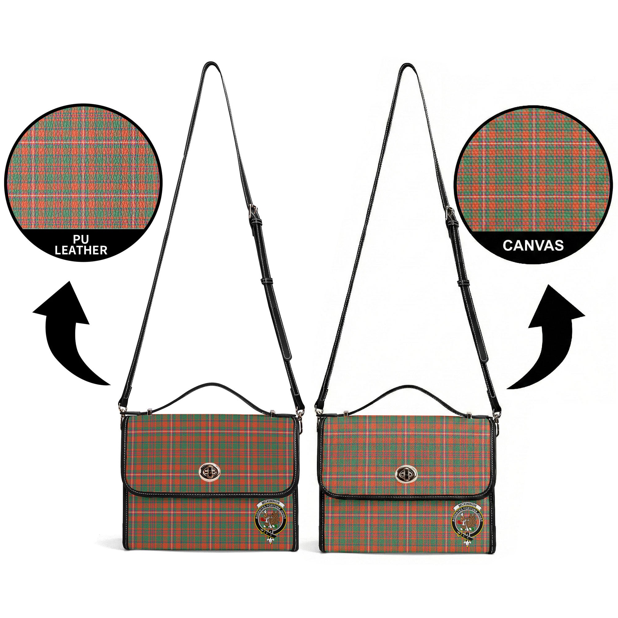McKinnon Ancient Tartan Crest Satchel Bag