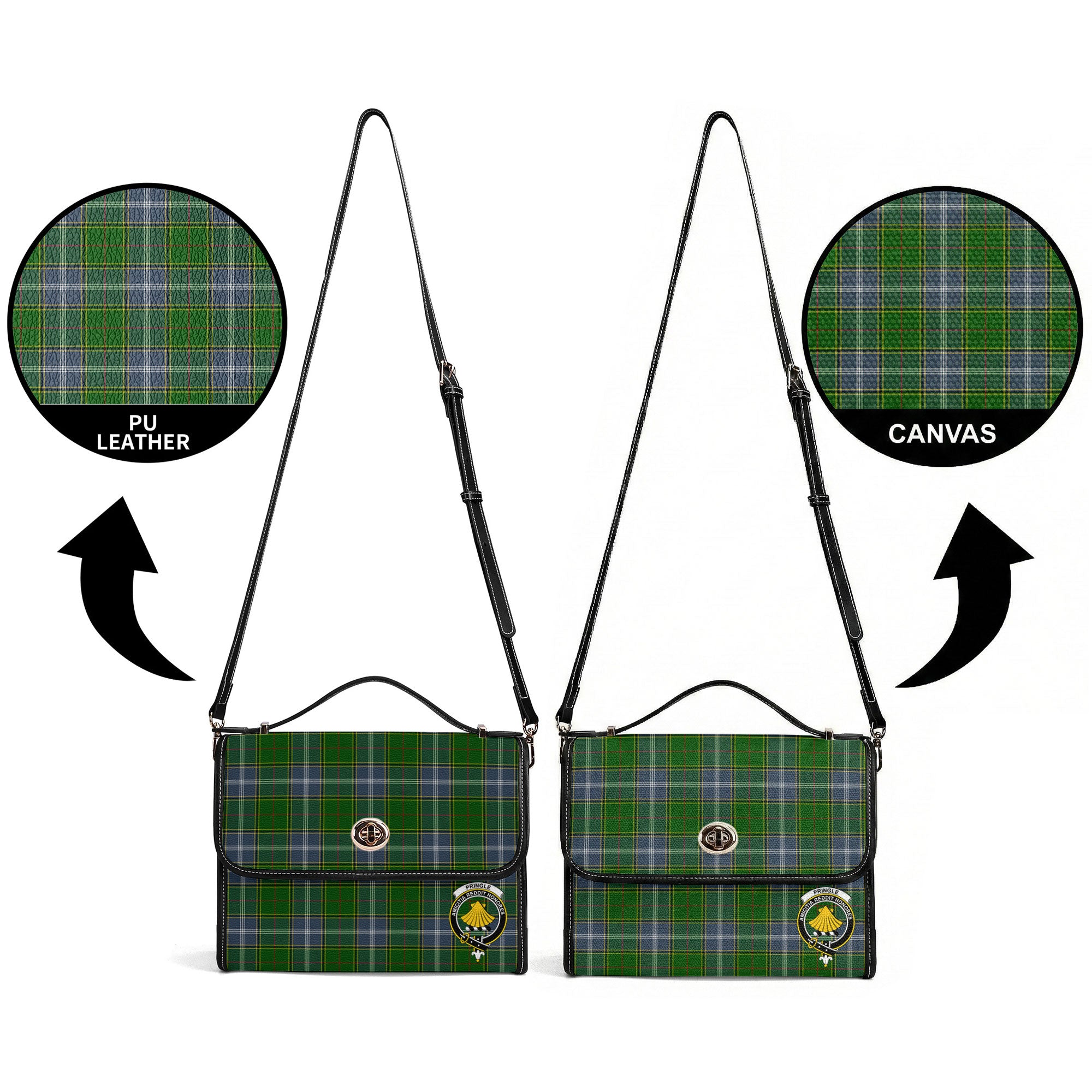 Pringle Tartan Crest Satchel Bag