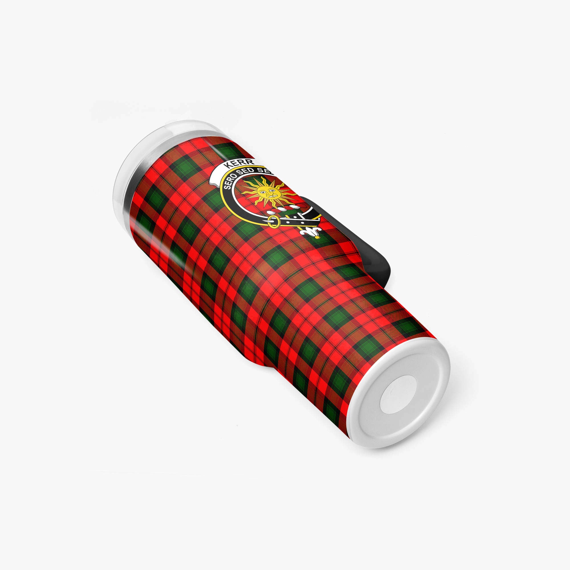 Kerr Modern Tartan Crest 40 oz Insulated Tumbler with Handle