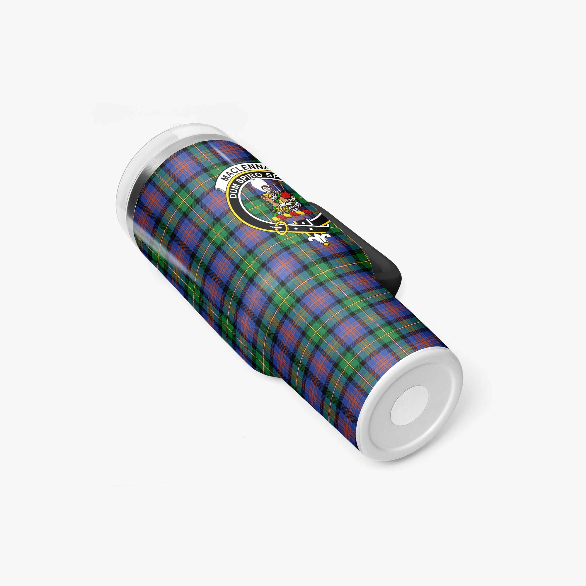 MacLennan Ancient Tartan Crest 40 oz Insulated Tumbler with Handle