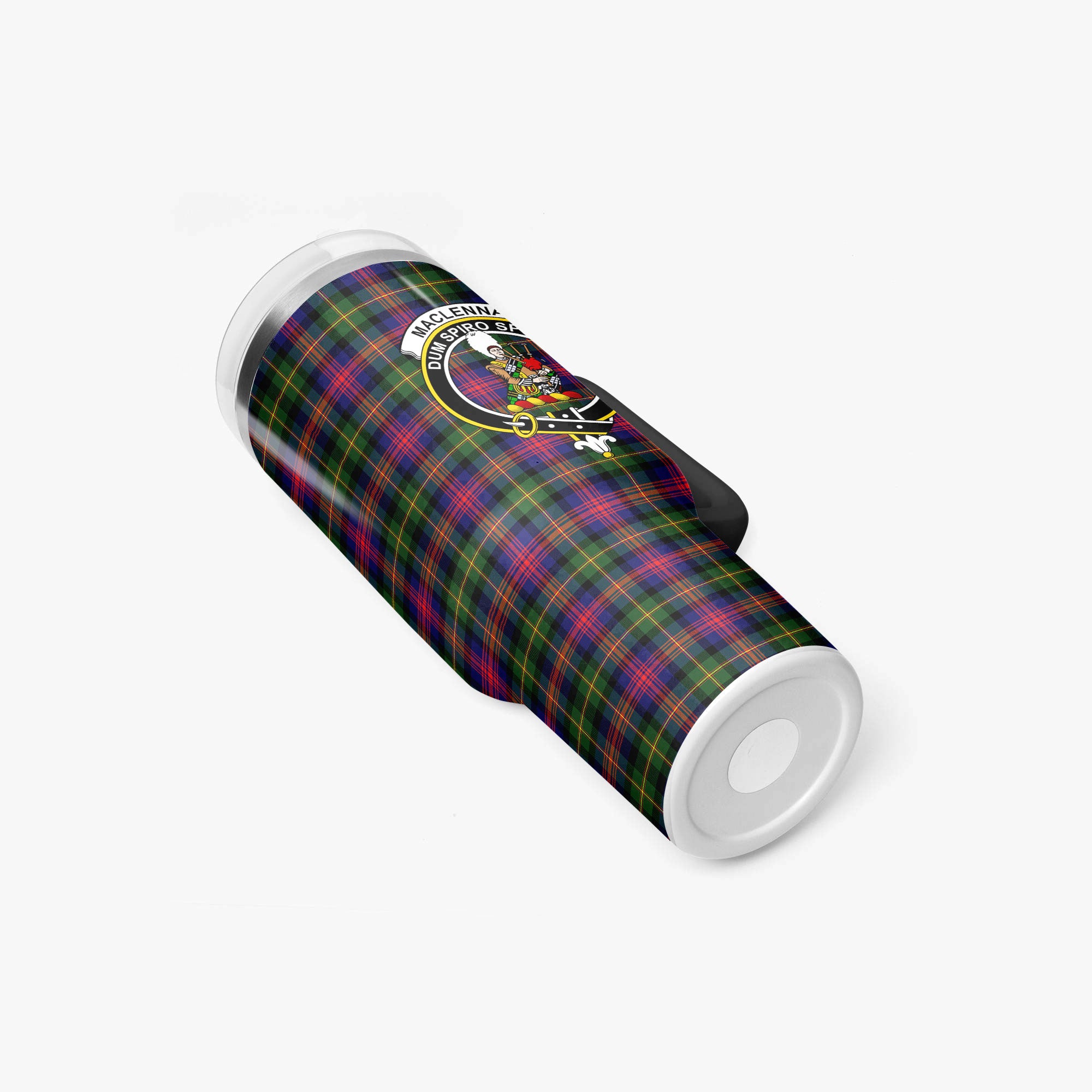 MacLennan Modern Tartan Crest 40 oz Insulated Tumbler with Handle