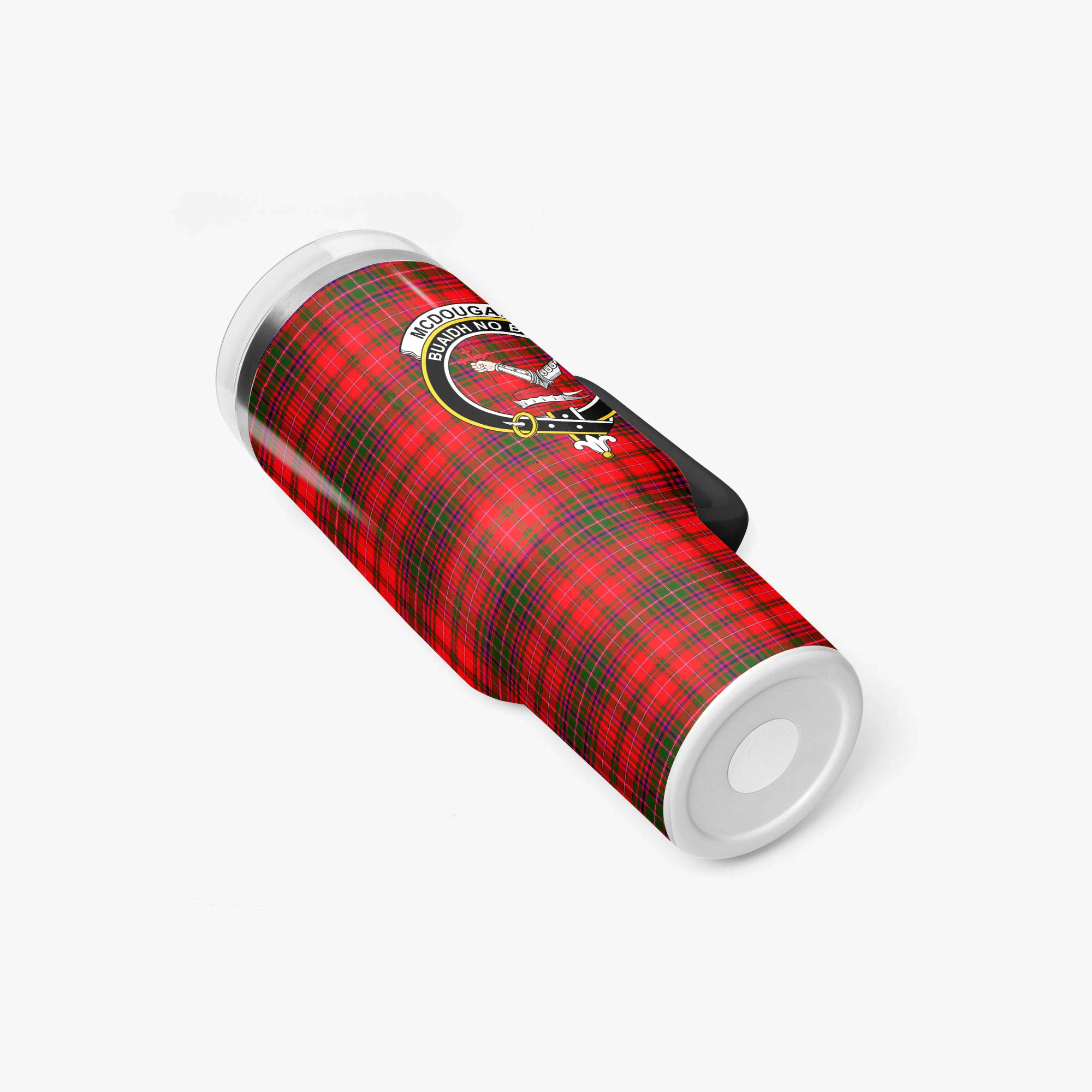 McDougall Modern Tartan Crest 40 oz Insulated Tumbler with Handle