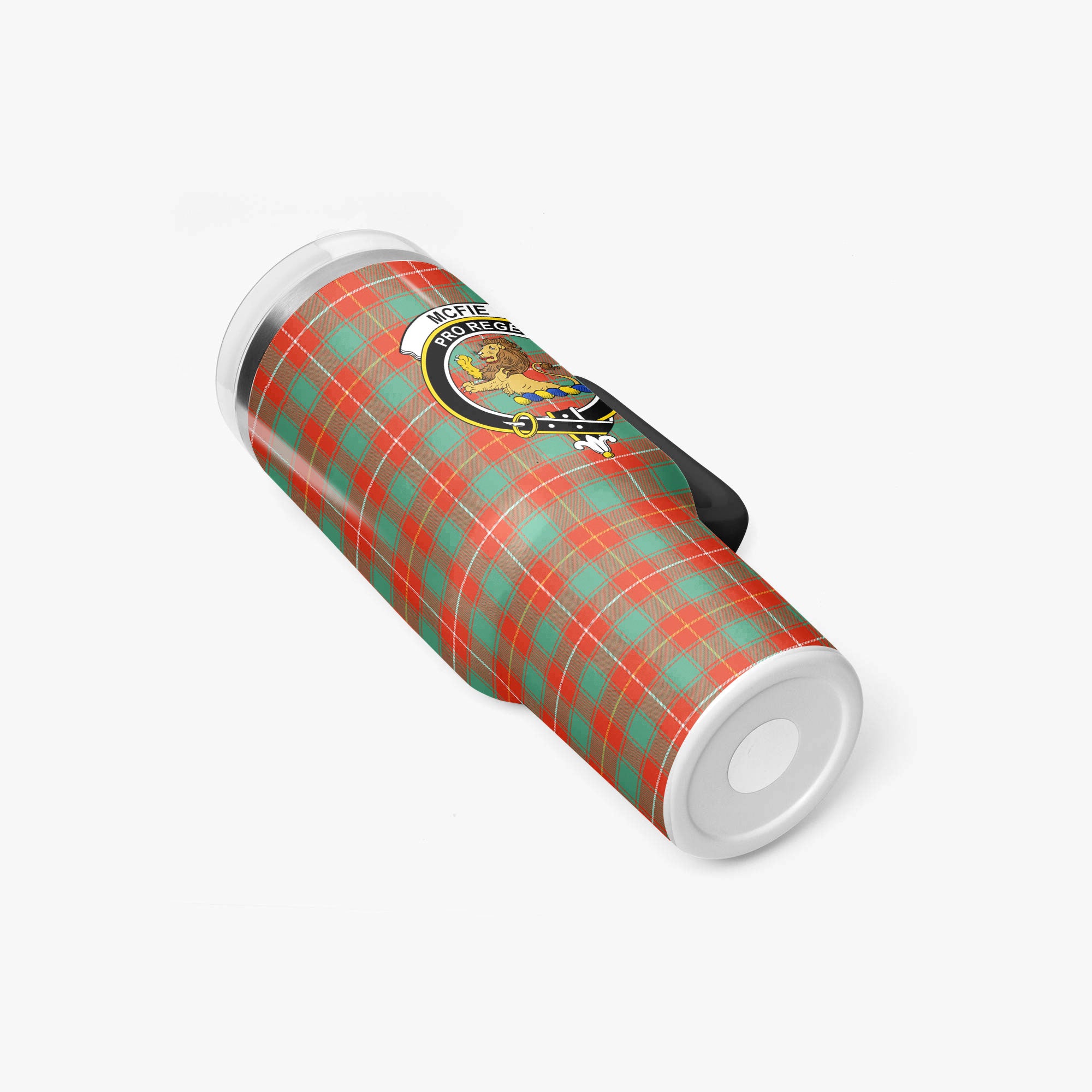 McFie Ancient Tartan Crest 40 oz Insulated Tumbler with Handle