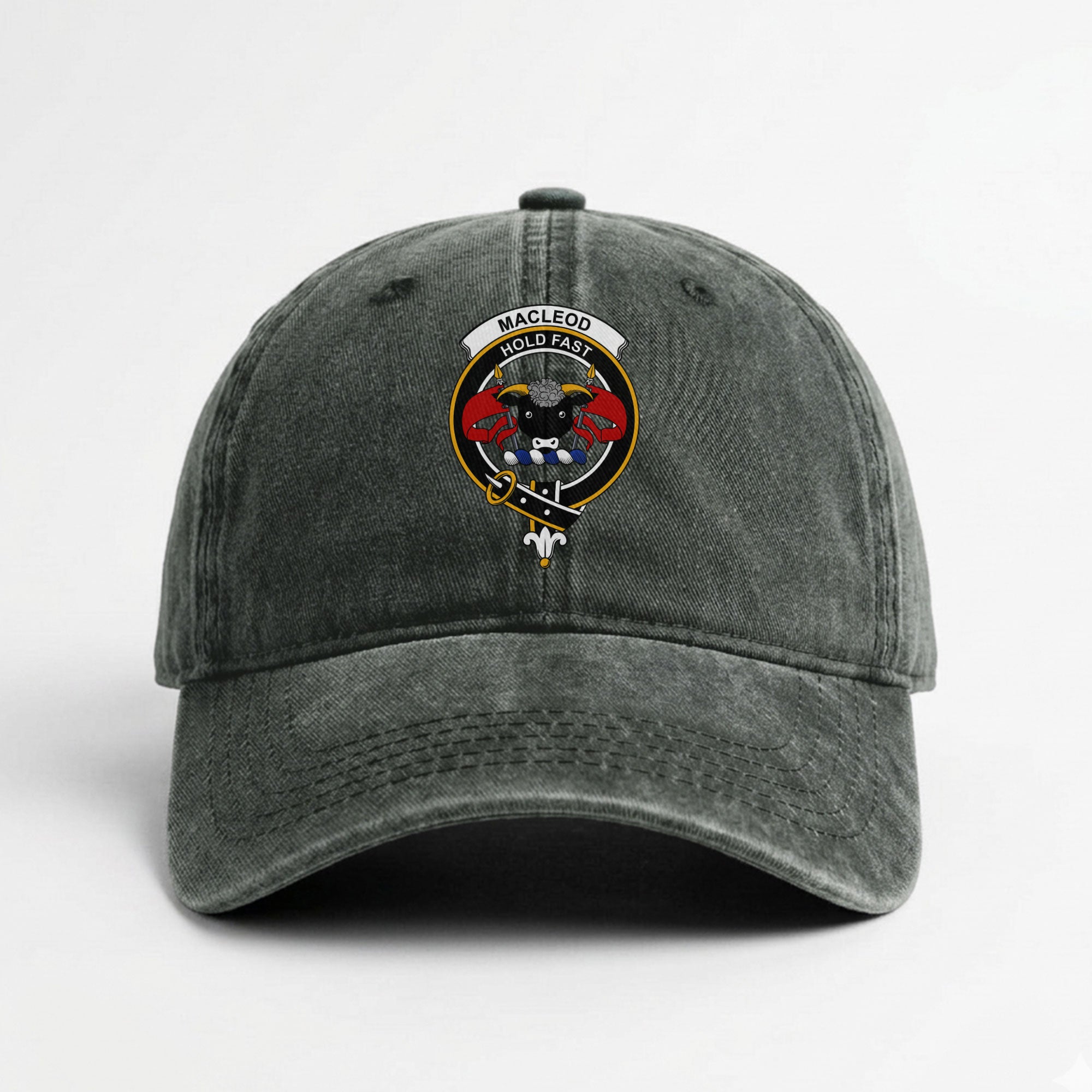 MacLeod of Harris Crest Washed Classic Cap