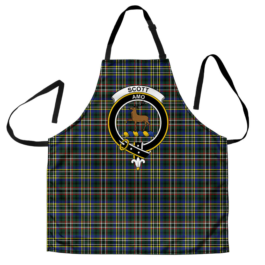 Scott Green Modern Tartan Crest Apron