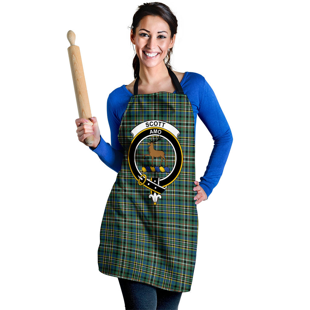 Scott Green Ancient Tartan Crest Apron