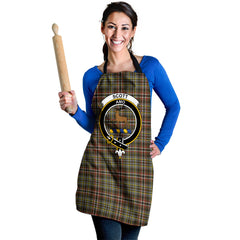 Scott Green Weathered Tartan Crest Apron