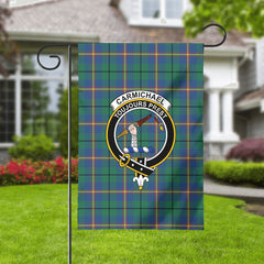 Carmichael Ancient Tartan Crest Garden Flag