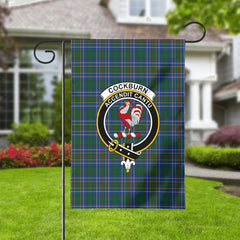 Cockburn Ancient Tartan Crest Garden Flag