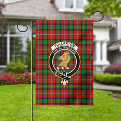 Fullarton Tartan Crest Garden Flag