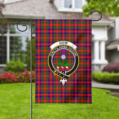 Gow (of Skeoch) Tartan Crest Garden Flag
