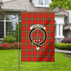 Langlands Tartan Crest Garden Flag