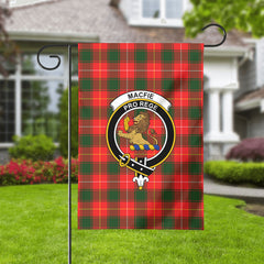 MacFie Tartan Crest Garden Flag