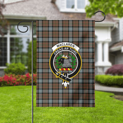 MacLaren Weathered Tartan Crest Garden Flag