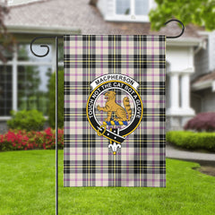 MacPherson Dress Ancient Tartan Crest Garden Flag