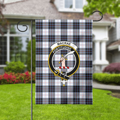 MacRae Dress Modern Tartan Crest Garden Flag