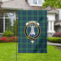 McCallum Ancient Tartan Crest Garden Flag