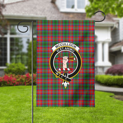 McCulloch Tartan Crest Garden Flag