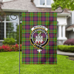 McDonald (Clan Ranald) Tartan Crest Garden Flag