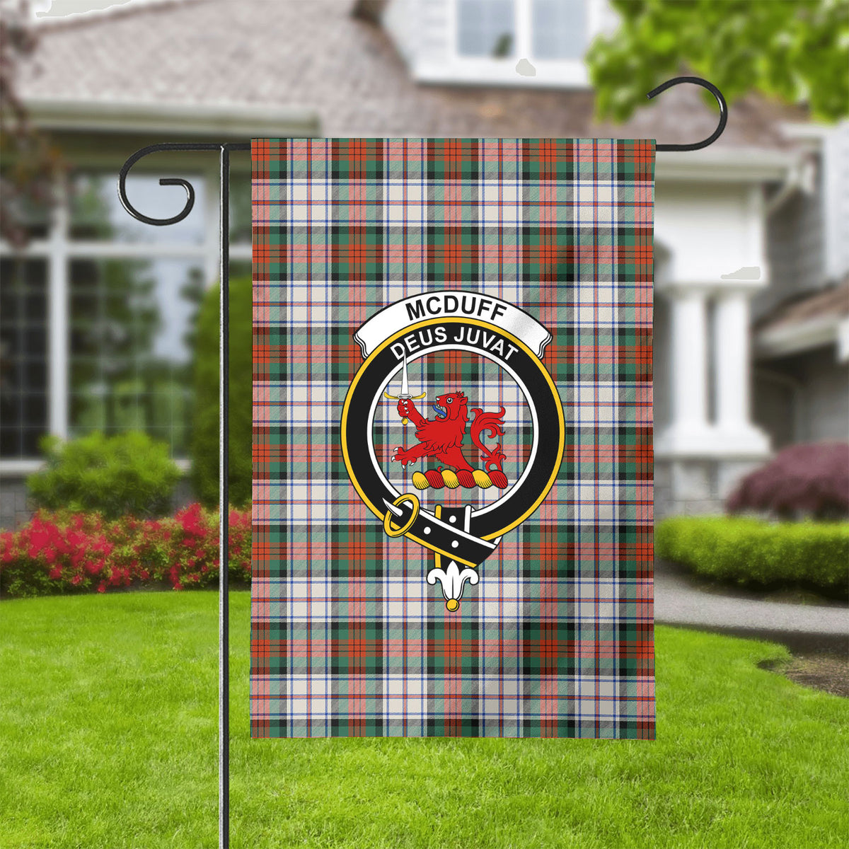 McDuff Dress Ancient Tartan Crest Garden Flag