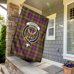 Carnegie Modern Tartan Crest Garden Flag