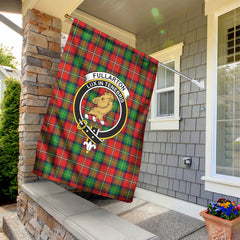 Fullarton Tartan Crest Garden Flag
