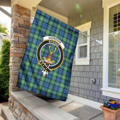 Gordon Ancient Tartan Crest Garden Flag