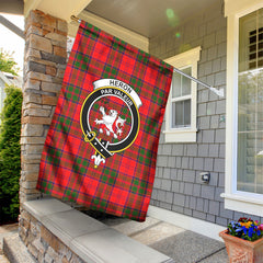 Heron Tartan Crest Garden Flag