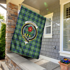 Learmonth Tartan Crest Garden Flag