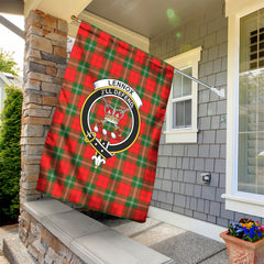 Lennox (Lennox Kincaid) Tartan Crest Garden Flag