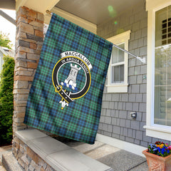 MacCallum Ancient Tartan Crest Garden Flag