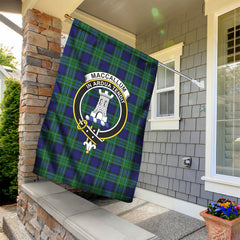 MacCallum Modern Tartan Crest Garden Flag