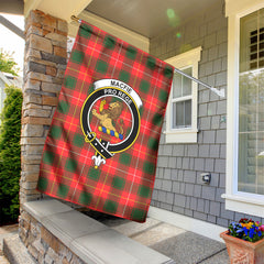 MacFie Tartan Crest Garden Flag