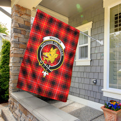 MacIver Modern Tartan Crest Garden Flag