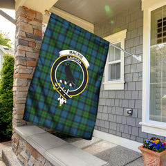 MacKie Tartan Crest Garden Flag