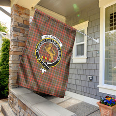 MacKintosh Hunting Weathered Tartan Crest Garden Flag