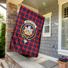 MacLachlan Modern Tartan Crest Garden Flag