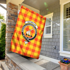 MacMillan Clan Tartan Crest Garden Flag