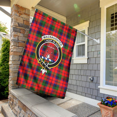 MacNaughten Tartan Crest Garden Flag