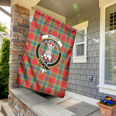 McLean of Duart Modern Tartan Crest Garden Flag