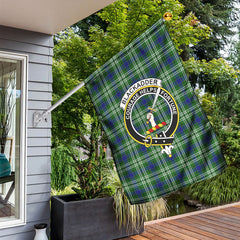 Blackadder Tartan Crest Garden Flag