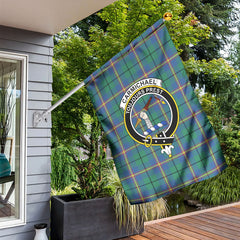 Carmichael Ancient Tartan Crest Garden Flag