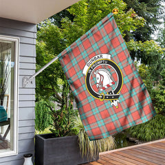 Dunbar Ancient Tartan Crest Garden Flag