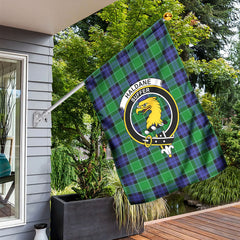Haldane Tartan Crest Garden Flag