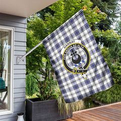 Hannay Modern Tartan Crest Garden Flag