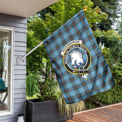 Horsburgh Tartan Crest Garden Flag