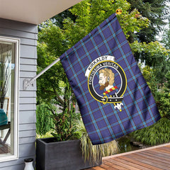 Kirkaldy Tartan Crest Garden Flag