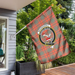 MacDougall Ancient Tartan Crest Garden Flag